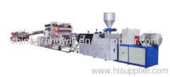 Plastic board production line