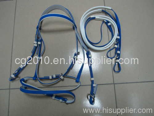 leather pvc horse bridle