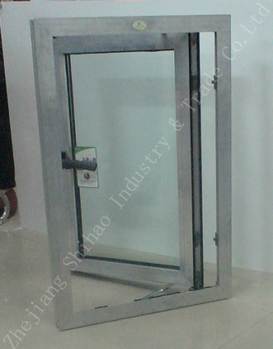 Double glazed glass aluminum windows