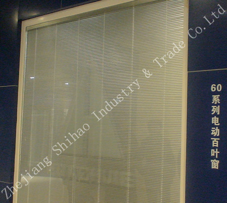 UPVC shutter window