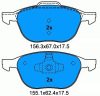 Brake Pads 3M51 2K021 AB 3M51 K021 AA 12236682 1321517 1360305 1519528