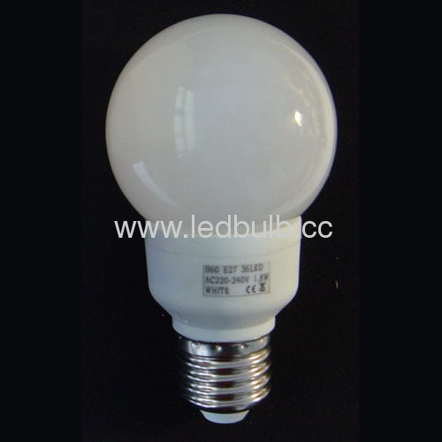 B60 36 leds 1.8w led global lamp