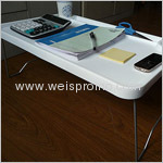 Plastic folding table