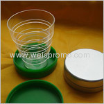 Plastic traveling Folding cup