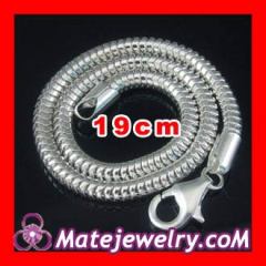 european silver bracelet chain