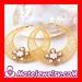 pearl bamboo earrings Wholesale