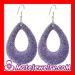 Cheap bamboo crystal earrings