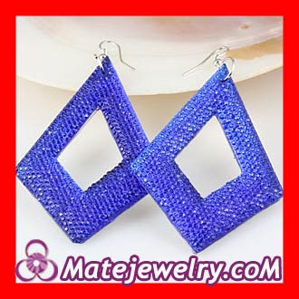 diamond bamboo earrings Wholesale