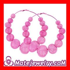 Mesh hoop earrings wholesale