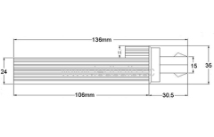 11W 44 pcs 5050SMD G24 led plug light