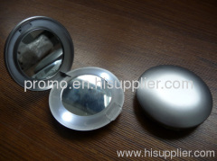 Round mirror with LED light