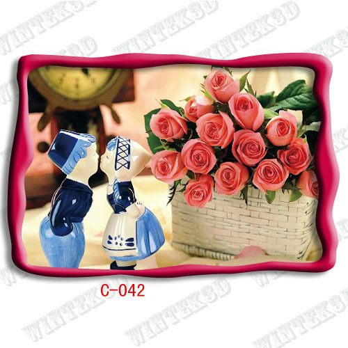 3d love post card