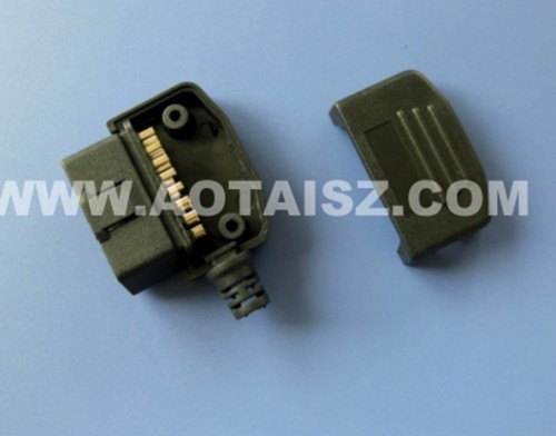 Right Angle OBD2 male DIiagnostic Connector