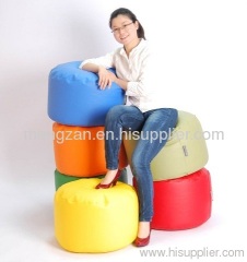 Leather Bean Bag Stool in Different Colors