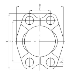 SAE SPLIT FLANGE CLAMPS 3000PSI