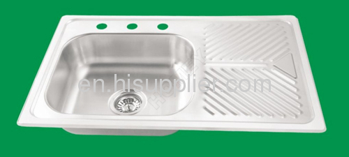 single bowl stainless steel kitchen sink