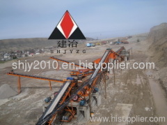 belt conveyor put sandstone in metal industry