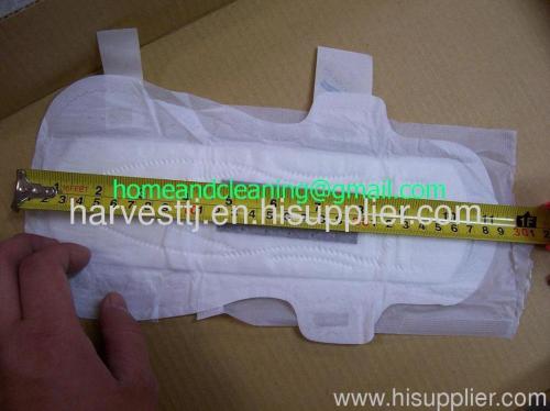 Disposable anion sanitary napkin and panty liners