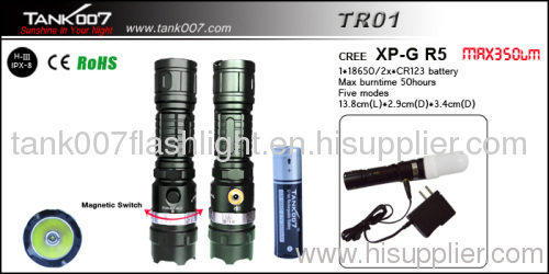 tank007 rechargeable flashlight