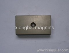 Black Nickel Neodymium Rare Earth Magnets size:2"X1.5"X1" for sale