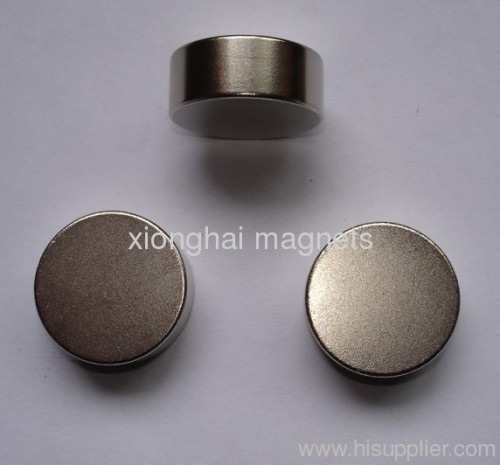 Nickel plates disc NdFeB Rare Earth magnets supplier