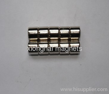 Nickel NdFeB Disc Magnets Rare Earth N35 Size:D6X5mm