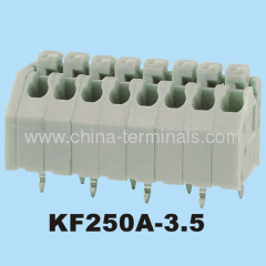 22-18AWG ROHS pitch 3.50mm screwless terminal block