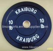 100% Rubber bumper olympic plate