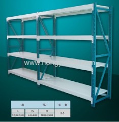 Cold rolled steel tube warehouse rack