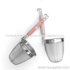 Stainless steel noodle strainer skimmer