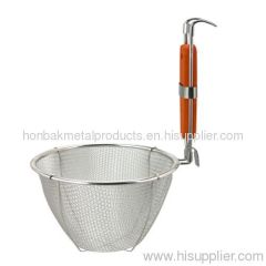 Stainless steel noodle strainer skimmer