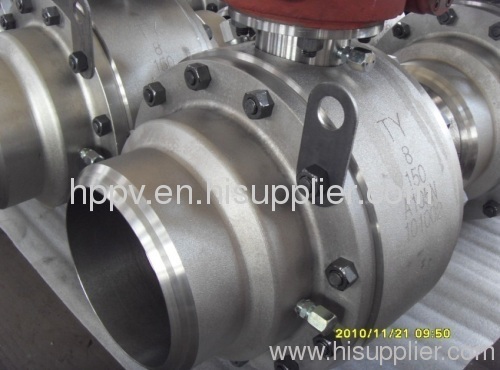 forged trunnion ball valve A105N