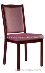 wood imtation aluminum hotel chair