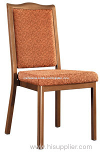 wood imtation aluminum banquet chair