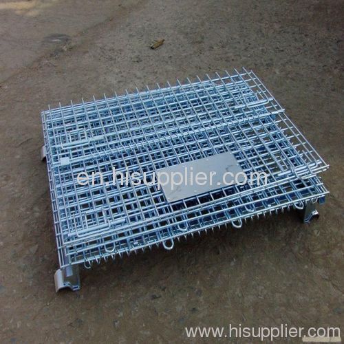 Industrial stainless steel wiremesh container