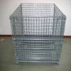 Galvanized Wire Mesh Container/Tote box /Foldable Wire Mesh Basket