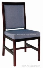 wood imtation aluminum dining chair