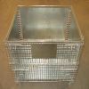 (Steel plate added)Wire Mesh Container/Tote box /Foldable Wire Mesh Basket
