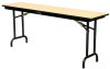 Folding banquet table