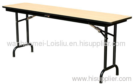 Folding banquet table