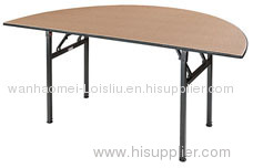 Folding banquet table