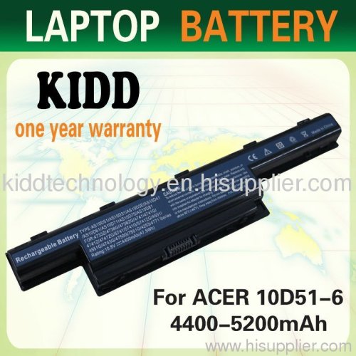 laptop batteries for acer AS10D51