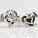 sterling silver antique heart charms