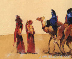 Arab oil painting