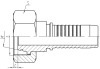 O-ring Metric Female 24° Cone Seal L.T.