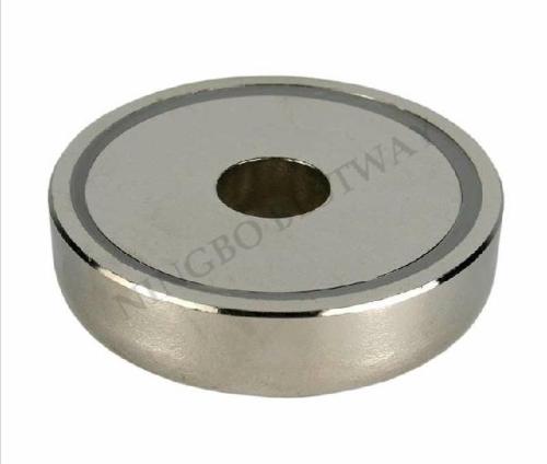 Neodymium Pot Magnet with countersink