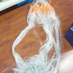 Completed nylon monofilament gill net