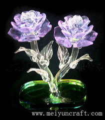 crystal craft gifts/laser 2D/3D crystal/coloured crystal