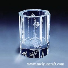 crystal craft gifts/laser 2D/3D crystal/coloured crystal