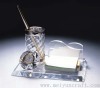 crystal card holder